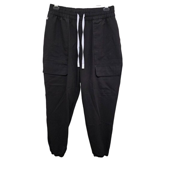 Figs Women's Black Technical Collection Jogger-Style Scrub Pants L/P - Picture 1 of 6